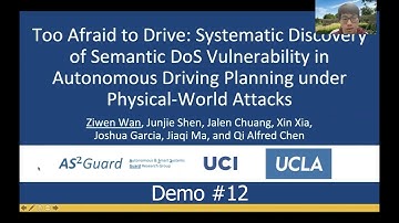 NDSS 2022 AutoSec Demo #12: Too Afraid to Drive: Systematic Discovery of Semantic DoS Vulnerabil...