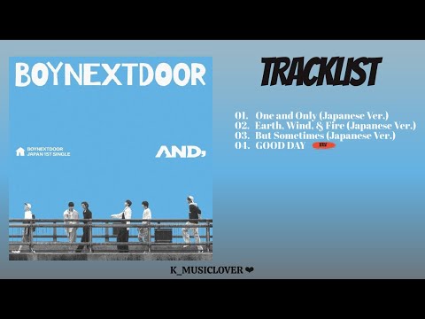 BOYNEXTDOOR (ボーイネクストドア) - JAPAN 1st SINGLE [AND
