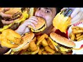 ASMR 5 HOURS FAST FOOD MUKBANG * NO TALKING * BURGERS FRIED CHICKEN TACOS BURRITOS