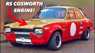 The RS Cosworth Engine is Fitted! Ford Escort Mk1 Racecar