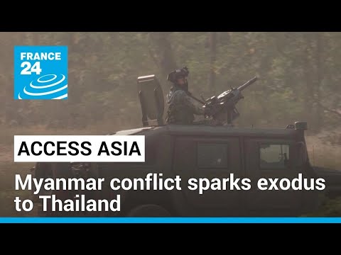 Myanmar's war on rebels: Junta loses key town on Thai border • FRANCE 24 English