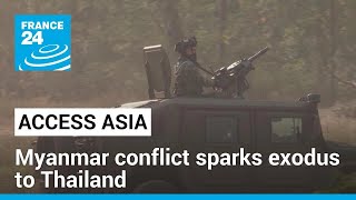 Myanmar's war on rebels: Junta loses key town on Thai border • FRANCE 24 English