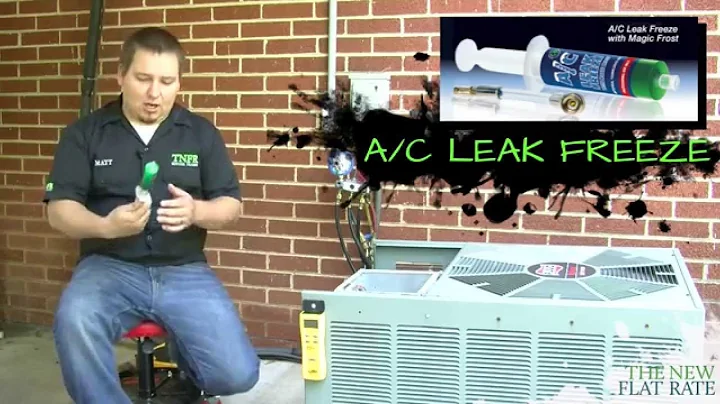 How to use A/C Leak Freeze