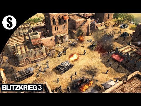 Прохождение Блицкриг 3 [Одиночные миссии за Германию] ( Прорыв в пустыне )