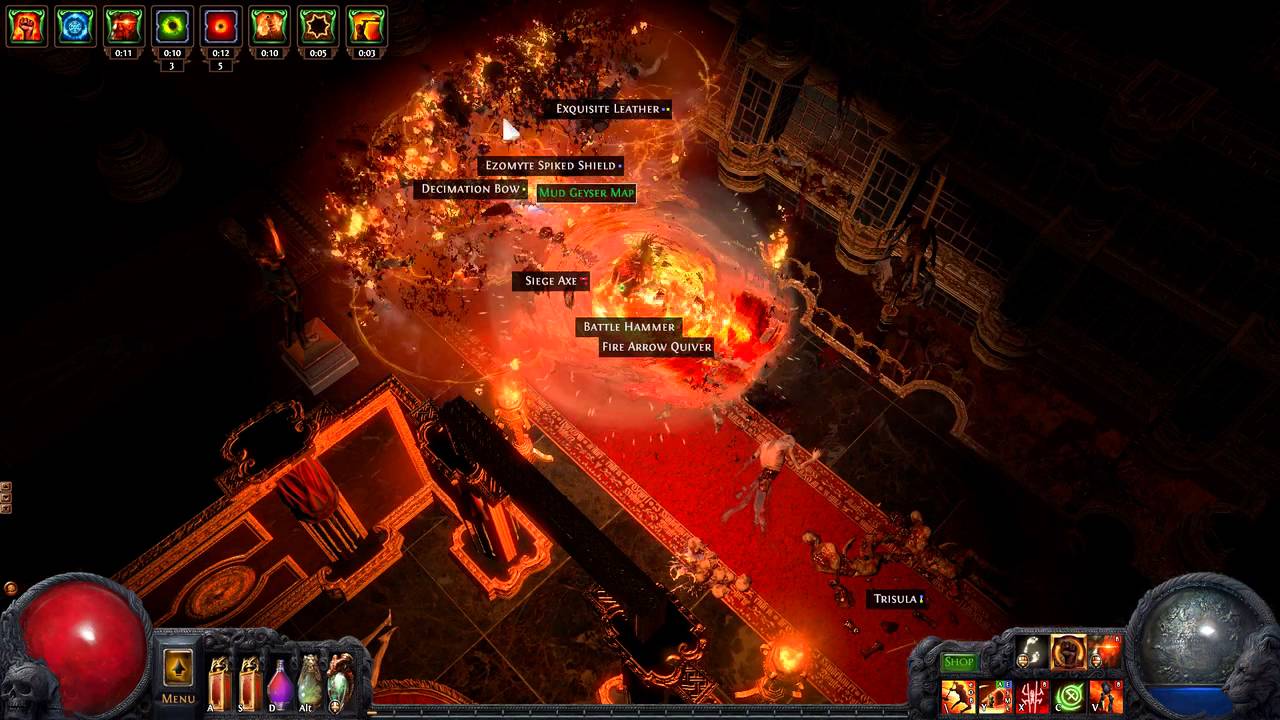 [2.2] Duelist Slayer Poorjoy's Asylum map lvl 73 Sweeping - YouTube