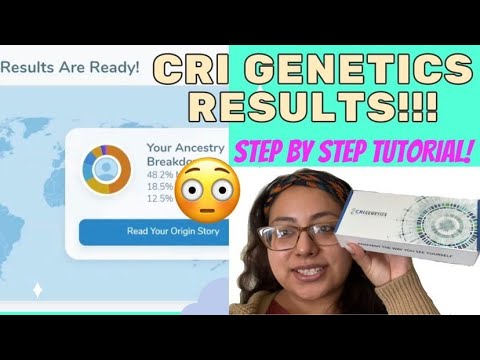 CRI GENETICS RESULTS! Step By Step Tutorial. REVIEW ?
