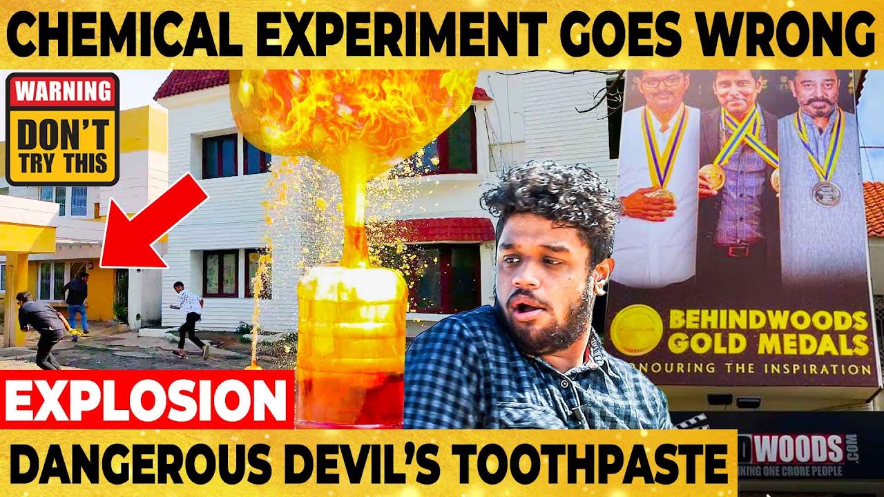 🔴DANGER⚠️100 FT Chemical Explosion🔥Elephant Toothpaste Experiment Goes Terribly Wrong🤯
