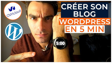Comment CRÉER SON BLOG WordPress rapidement ? (5 minutes chrono ⏱)