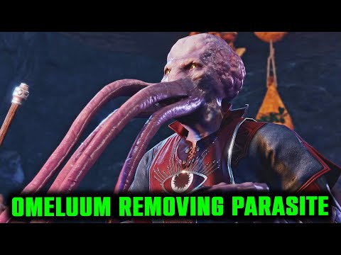 Omeluum Removing Parasite Scene in Baldur's Gate 3  | Omeluum Attempts to Remove Parasite Tadpole