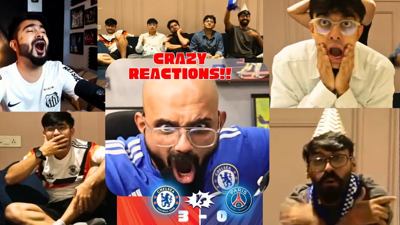 SHOCKED and HAPPY Fans Reaction to CHELSEA 3-0 PSG in CLUB WORLD CUP FINAL