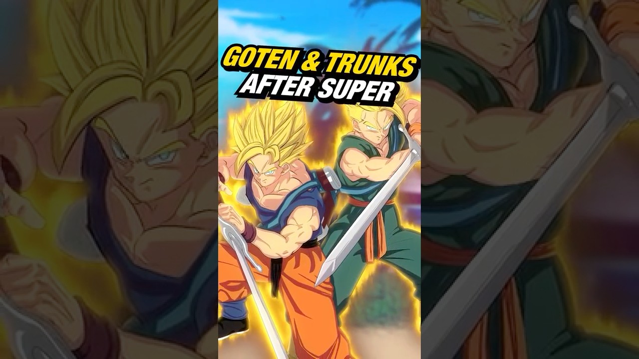 The FUTURE Of Goten and Trunks AFTER Dragon Ball Super  #dragonball #goku #dbz