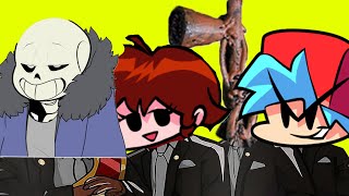 SANS & GIRLFRIEND & BOYFRIEND & SIREN HEAD - COFFIN DANCE (COVER)