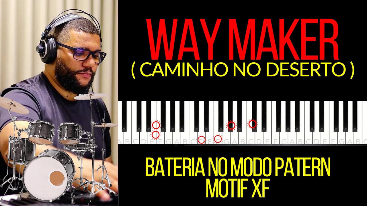 Way Maker Drum Tutorial, Caminho no deserto Bateria Tutorial