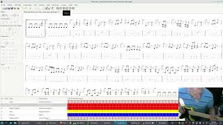 King Diamond / The Tree Have Eyes - played with Guitarix and TuxGuitar on Fedora 35