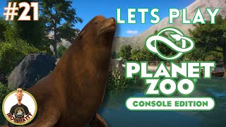 ADDING SEA-LIONS TO AN EXISTING ENCLOSURE - Planet Zoo Console Sandbox Park