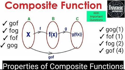 Rbse Class 12 Maths Chapter 1 Composite function Class 12th Math | fog, gof with example 12th math
