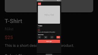 React Native Ecommerce App on Android Emulator