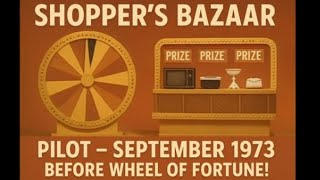 Shopper Bazaar Pilot September 1973 Before Wheel Of Fortune