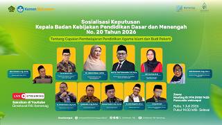 Sosialisasi Perubahan Capaian Pembelajaran Pendidikan Agama Islam dan Budi Pekerti