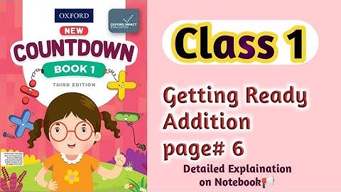Mathematics For Grade 1 | New Countdown book 1 | Oxford New edition | Pk Knowledge Hunter