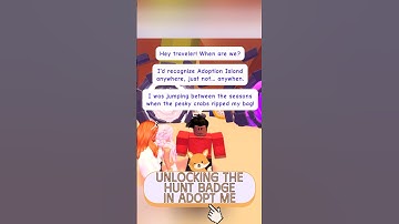 THE HUNT: Unlocking the Badge in Adopt Me #gaming #roblox #fairycoregaming #fypシ #viral #adoptme