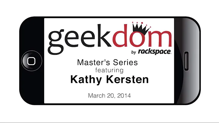 The Geekdom Master's Series: Kathy Kersten on Stre...