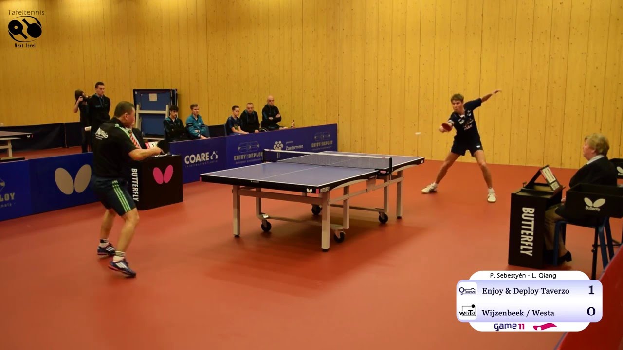 Tafeltennis Eredivisie Taverzo - Westa