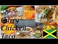 BEST CURRY CHICKEN TACOS(JAMAICAN STYLE)|| Fresh Homemade Guacomole