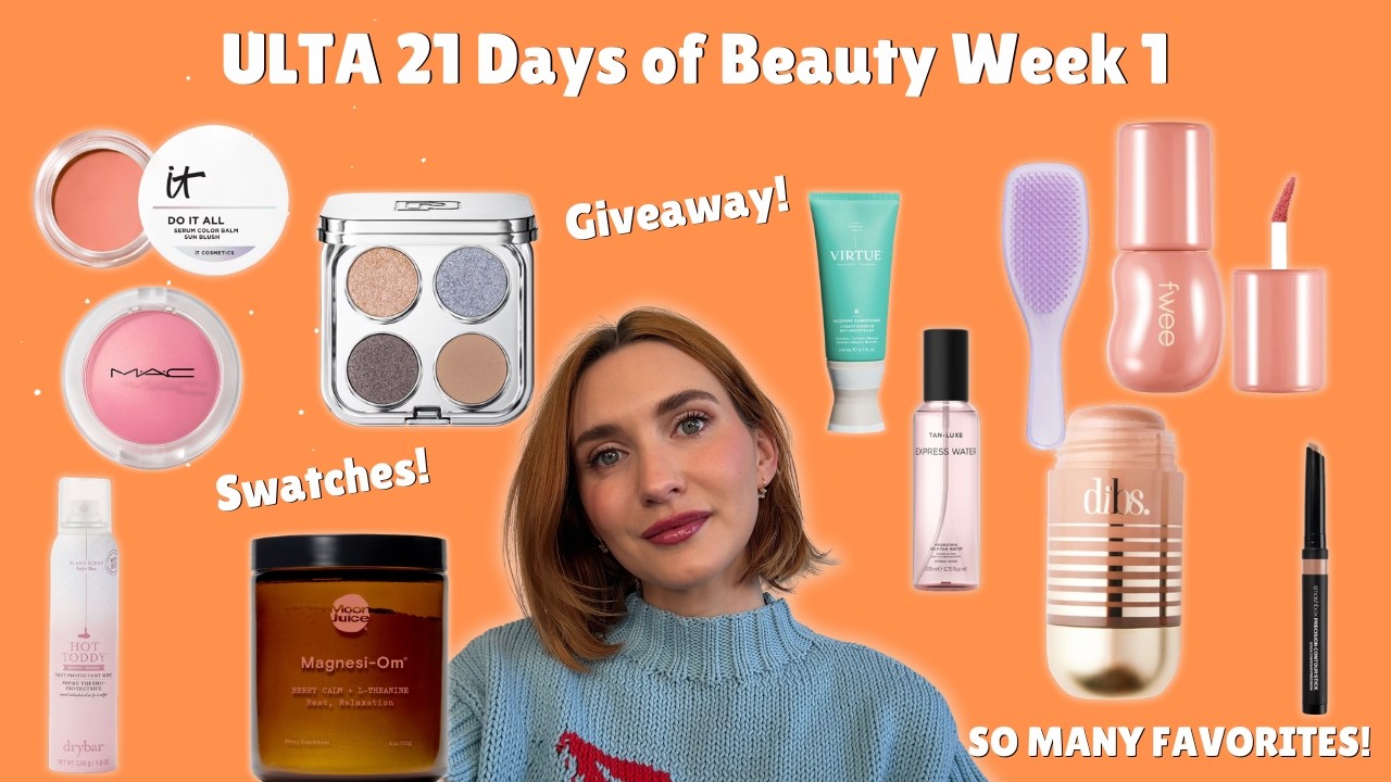 Ulta 21 Days of Beauty Week 1 2026 (March 6-12) | Swatches + Giveaway!