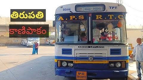 Tirupati To Kanipakam Bus Timings | Tirupati Kanipakam Bus Fare | Bus route | Distance