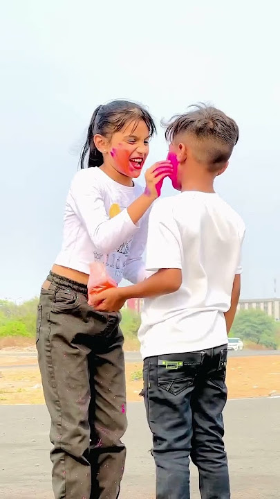 Balam Pichkari 😍Tappu & Nandini❤️Love Status🤞 #tappuparmar #love #shorts #short #song