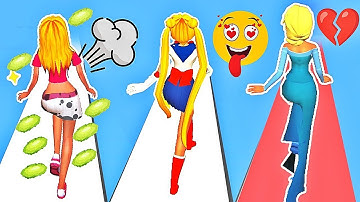 Max level in Makeover Run I All levels Android, iOS Mobile Gameplay Walkthrough MOR0565