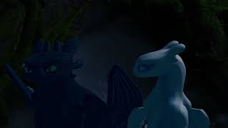 How I wanted Toothless and the Light Fury's relationship to be in HTTYD 3