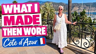 Packing My Me-Made Holiday Wardrobe 🇫🇷 | What I Actually Wore on the Côte d’Azur ☀️🧵