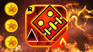 Geometry Dash Meltdown All Levels 1-3 100% Completed [All Coins]