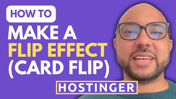 How to Make a Flip Effect Like a Card Flip in Hostinger Website Builder