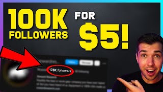 I bought 100,000 followers for $5! 😱 IG TOOK THIS VIDEO DOWN!! - That&#39;s how good this site is...