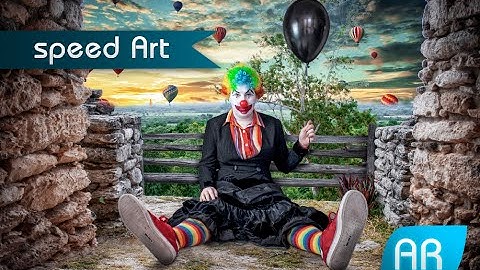 the clown | Photoshop speed Art | Photo Manipulation Effects ll AR DESINGS ll