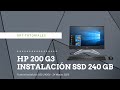 Actualización HDD a SSD / HP 200 G3