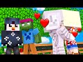 Mon fils et juliette la fille de diabolofeat35 se font leur premier bisou sur minecraft  