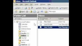 Celebrity Microsoft Office Outlook 2003 Move a folder Profile