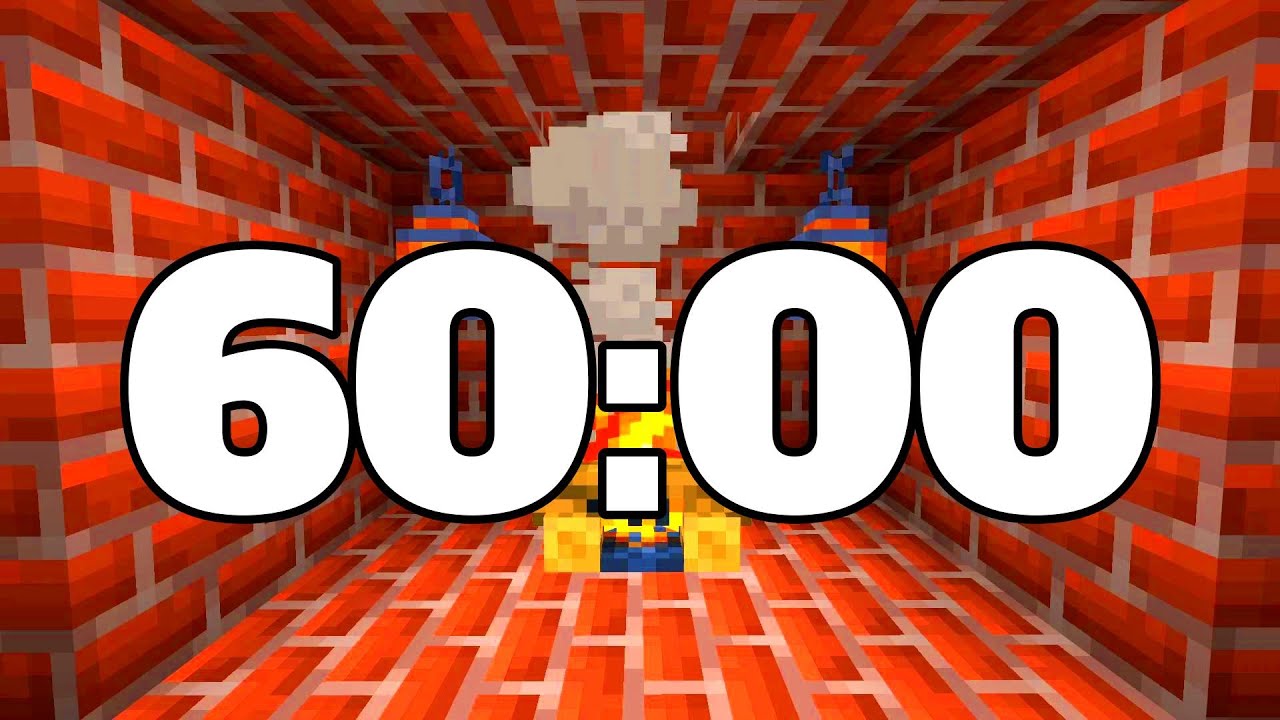 1 hour timer 60 minute timer fireplace timer minecraft minecraft 1 minute timer