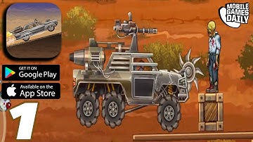 Earn to Die Rogue Gameplay Walkthrough Part 1 (iOS, Android)