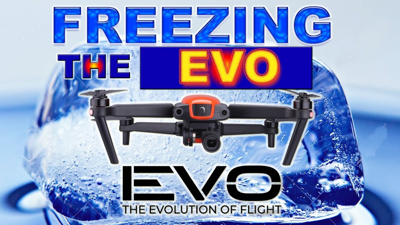 watershed FREEZING The Autel EVO. Will it fly with a frozen battery?