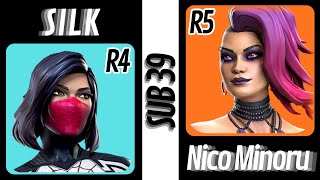 MCOC AW • Silk R4 vs Nico Minoru R5 • Node 39