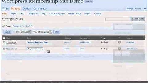 Create A Membership Site With Wordpress - Part 4.flv