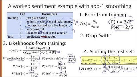 Naive Bayes 4 Sentiment and Binary NB