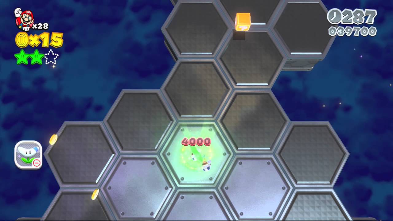 Super Mario 3D World Starway (Space Shooter Style Level