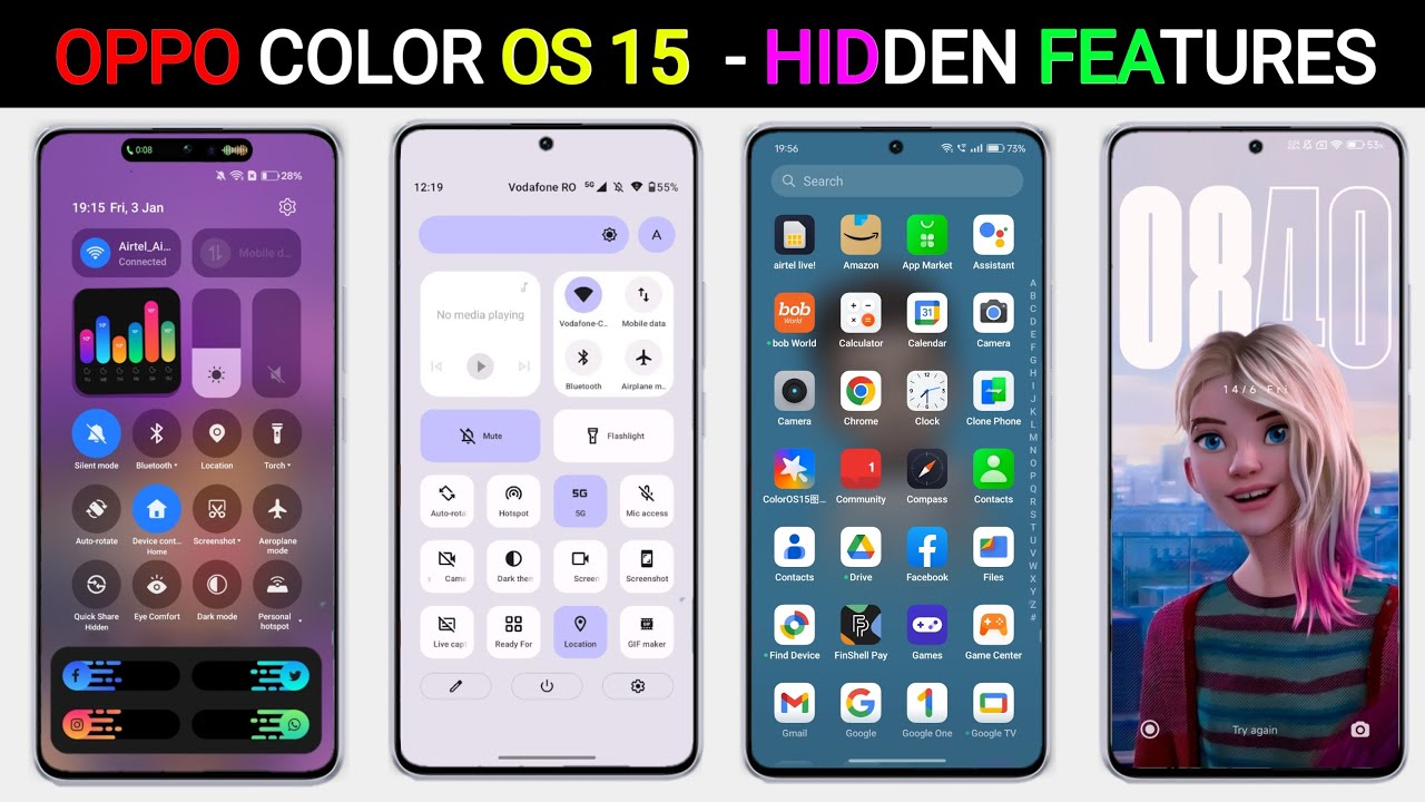 Oppo Color OS 15 Update : Top 15 Hidden Features | Oppo Android 15 for ...