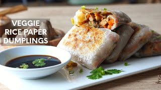 Veggie Rice Paper Dumplings | Easy Rice Paper Dumplings